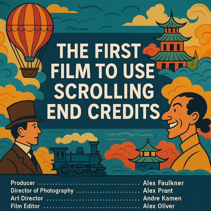 The First Film to Use Scrolling End Credits