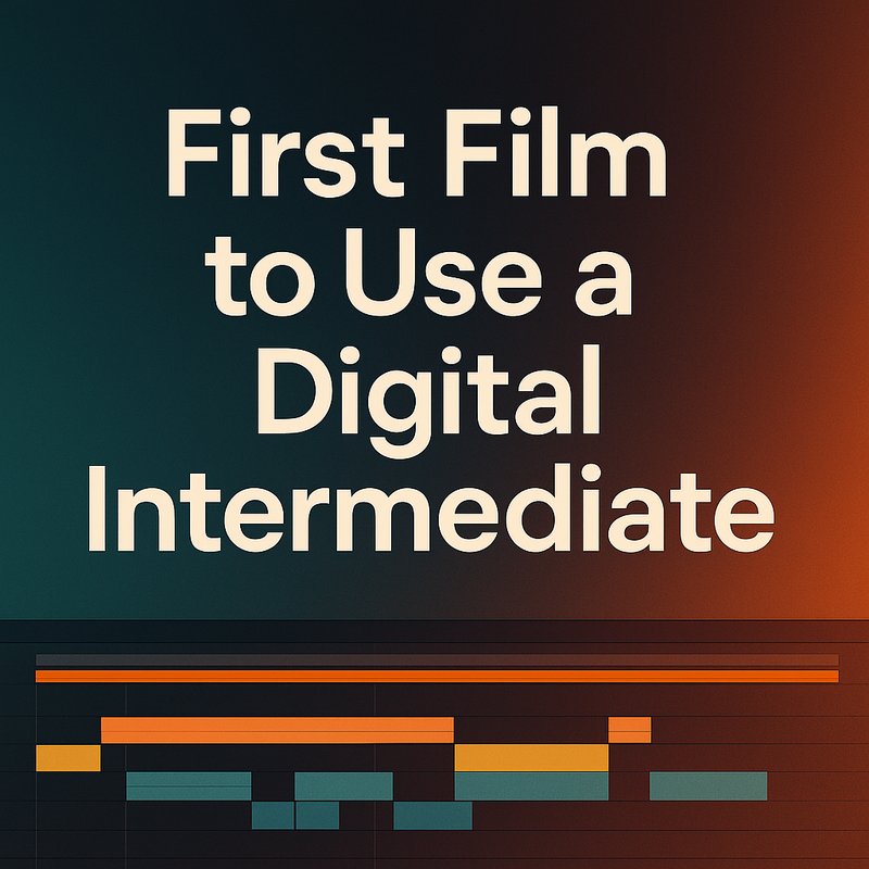 The First Film to Use a Digital Intermediate