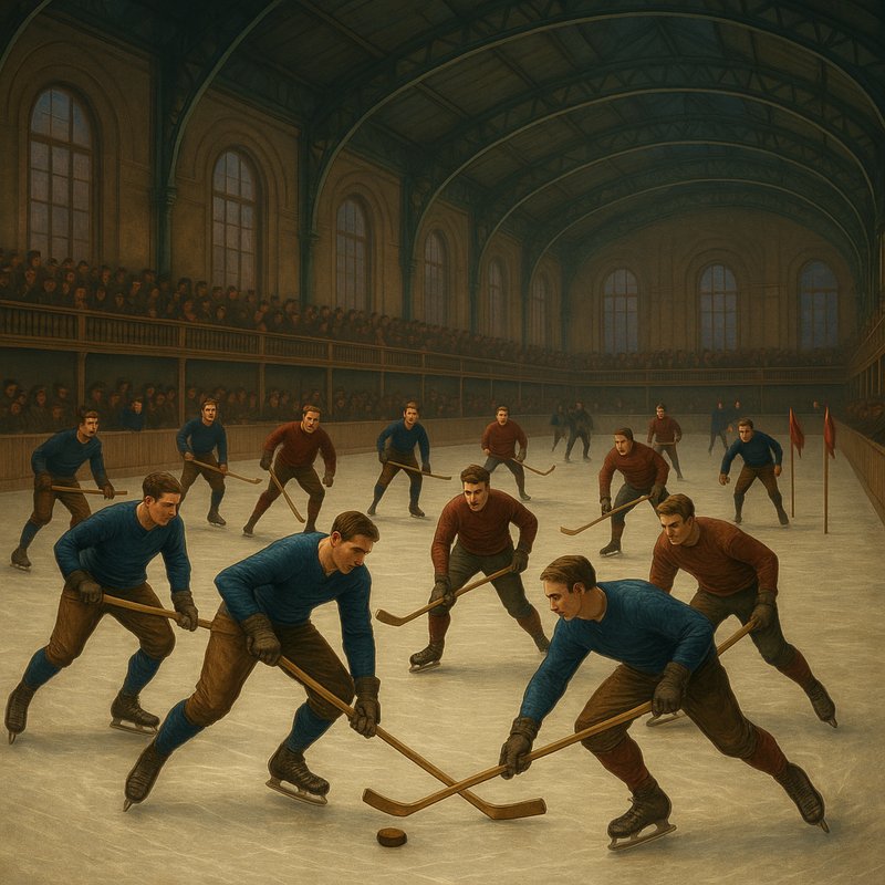 The First Ice Hockey Game