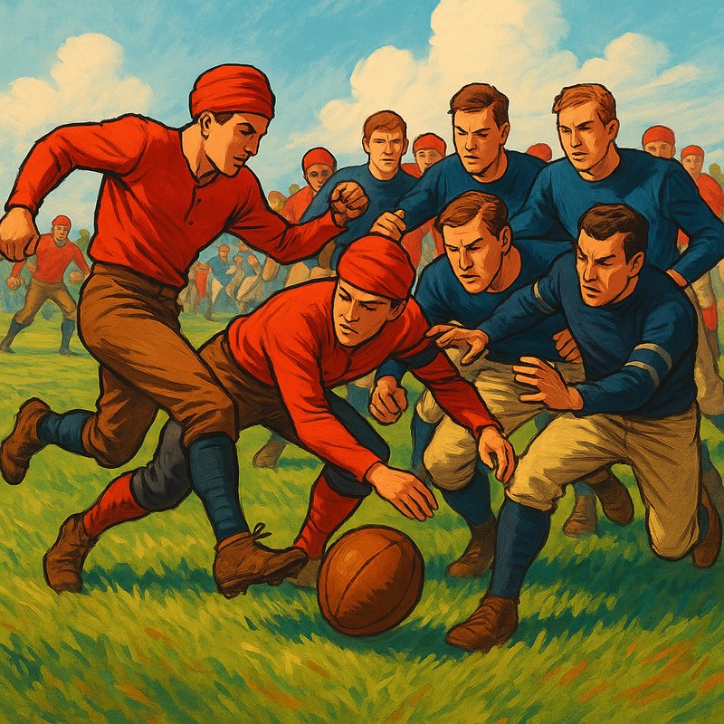 The First Intercollegiate Football Game