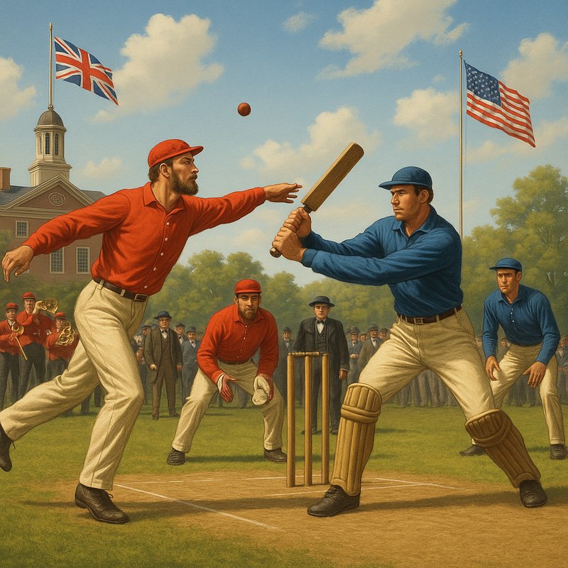 The First International Cricket Match