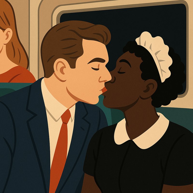The First Interracial Kiss on Film
