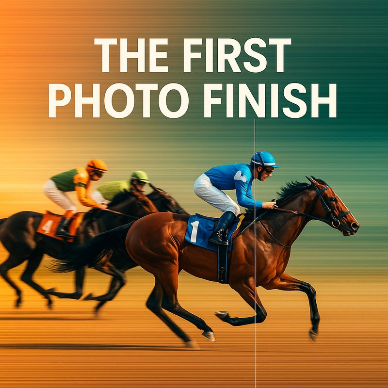 The First Photo Finish