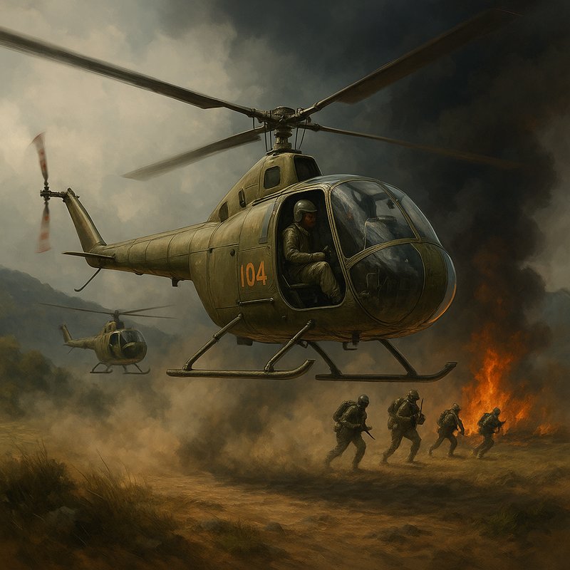 The First Use of Helicopters in Combat