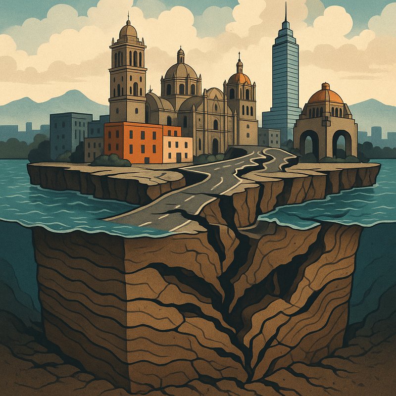 The Floating City: Mexico City's Sinking Foundation