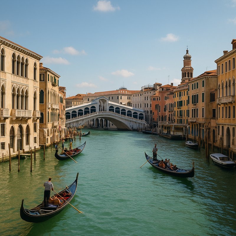 The Floating City's Spine: The Grand Canal of Venice