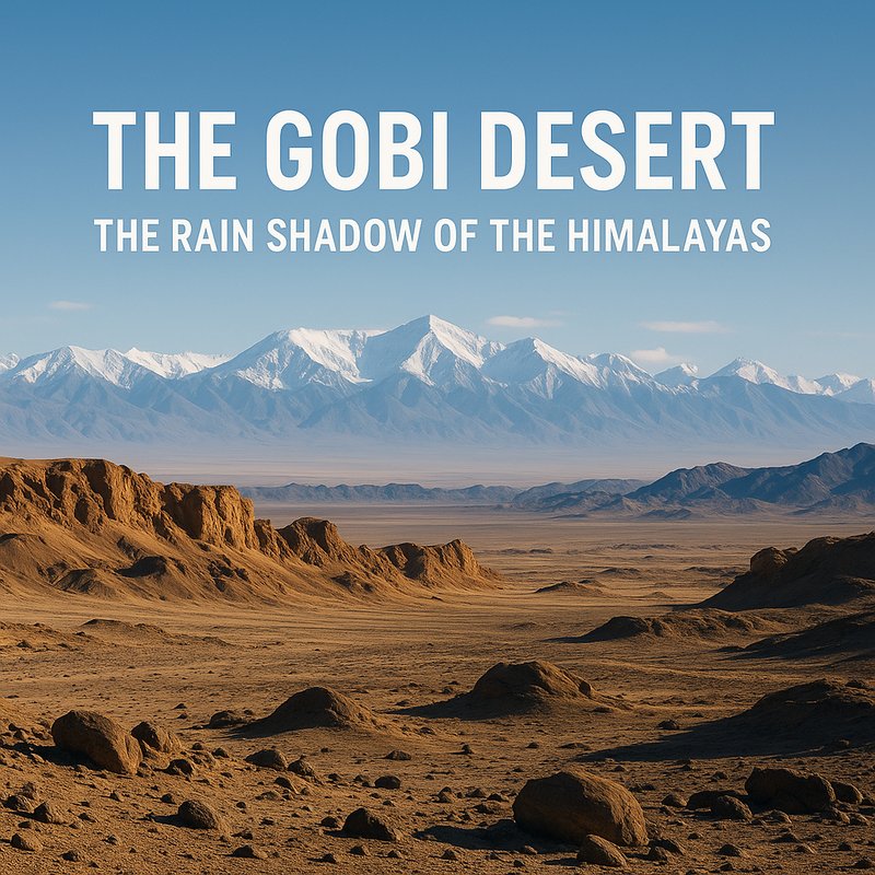 The Gobi Desert: The Rain Shadow of the Himalayas