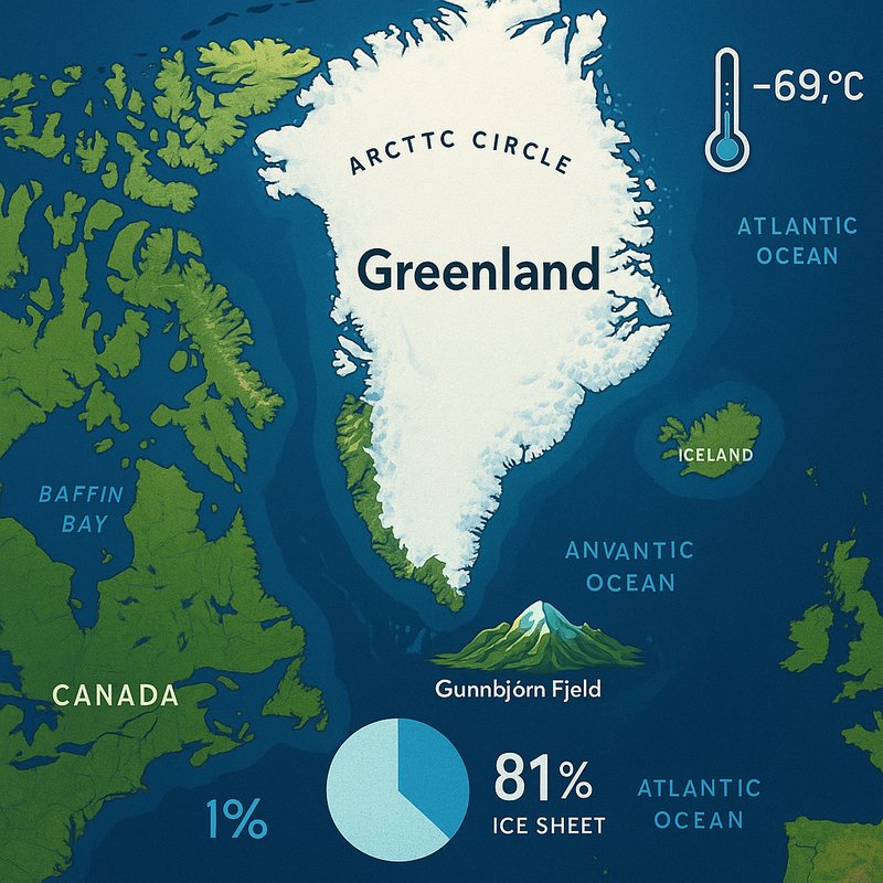 The Great White North: Greenland's Geography