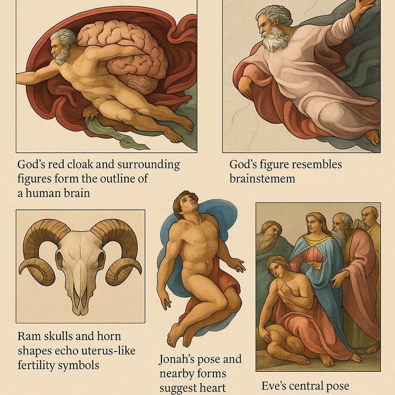 The Hidden Anatomy in the Sistine Chapel