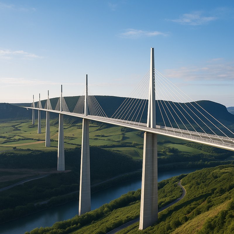 The Highest Bridge: Millau Viaduct