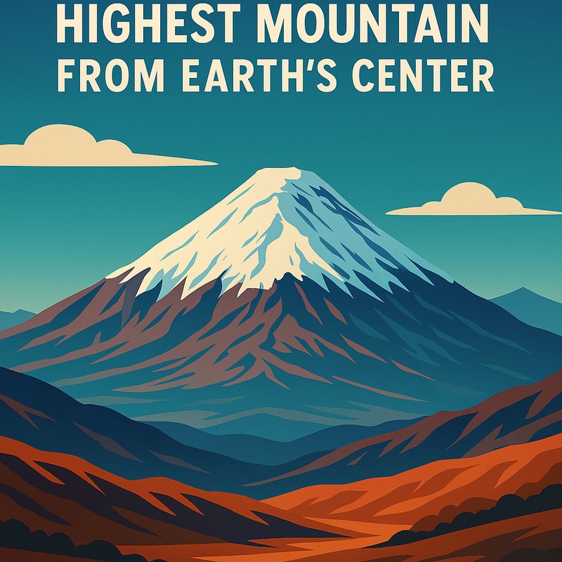 The Highest Mountain from the Earth's Center