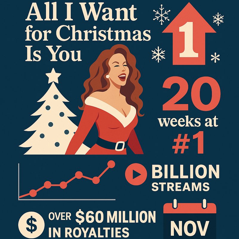 The Holiday Dominance of 'All I Want for Christmas Is You'