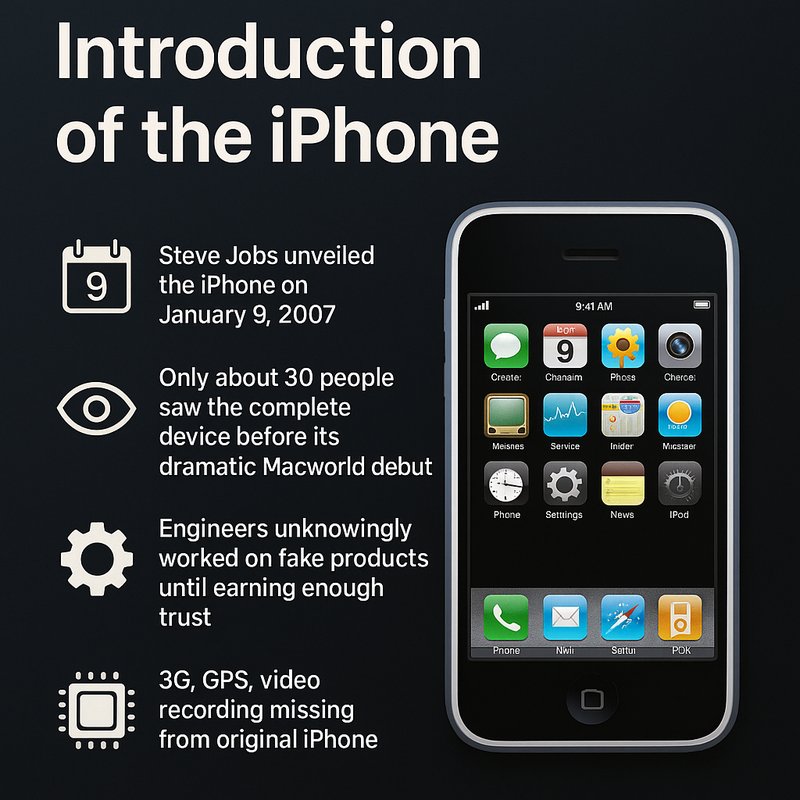 The Introduction of the iPhone
