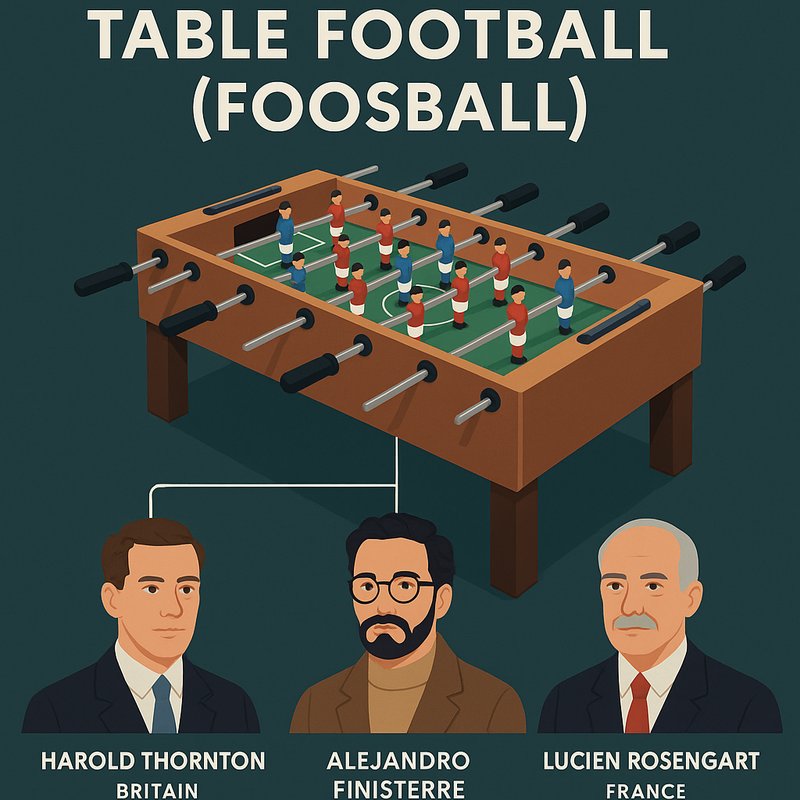 The Invention of Table Football (Foosball)
