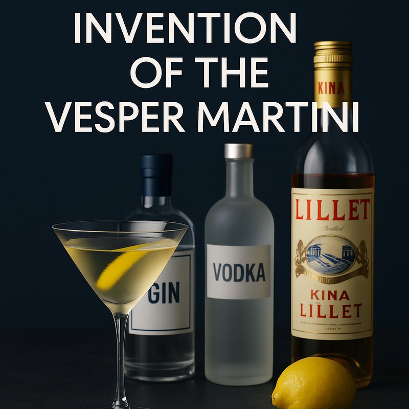 The Invention of the Vesper Martini