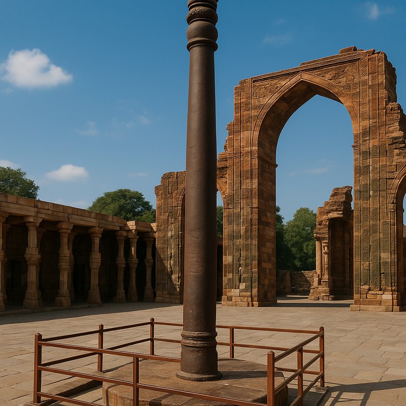 The Iron Pillar of Delhi