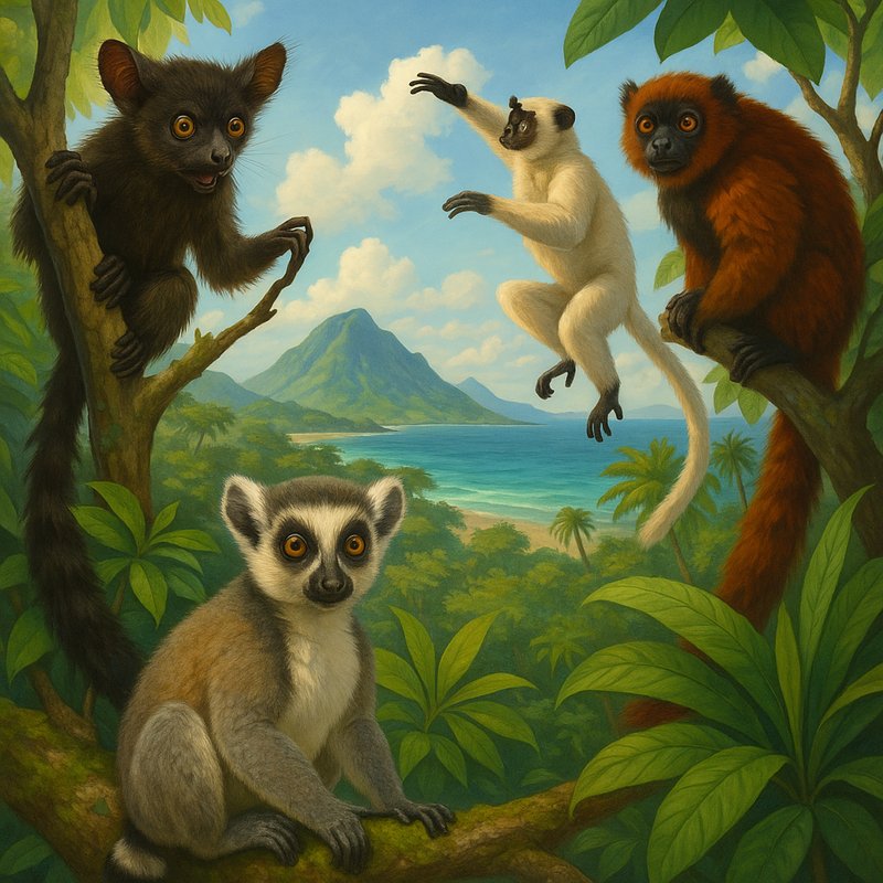 The Island of Lemurs: Madagascar