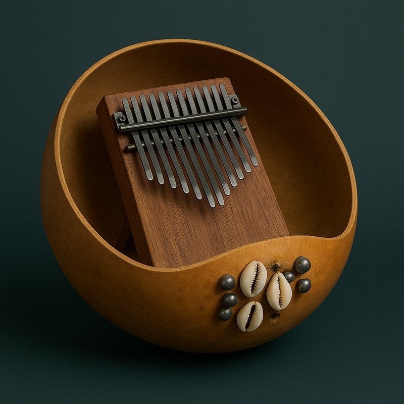 The Kalimba's Resonating Gourd