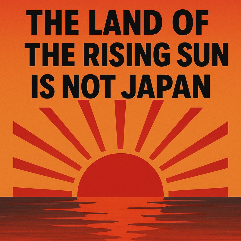 The Land of the Rising Sun is Not Japan
