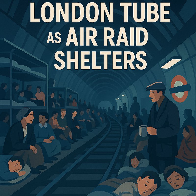 The London Tube as Air Raid Shelters