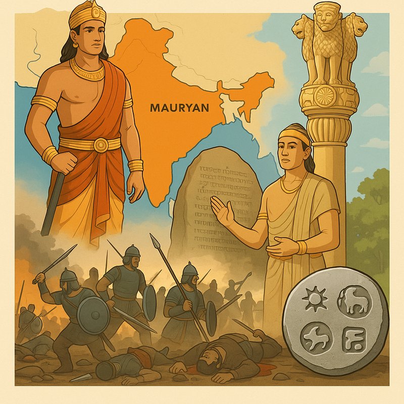 The Mauryan Empire and Edicts of Ashoka
