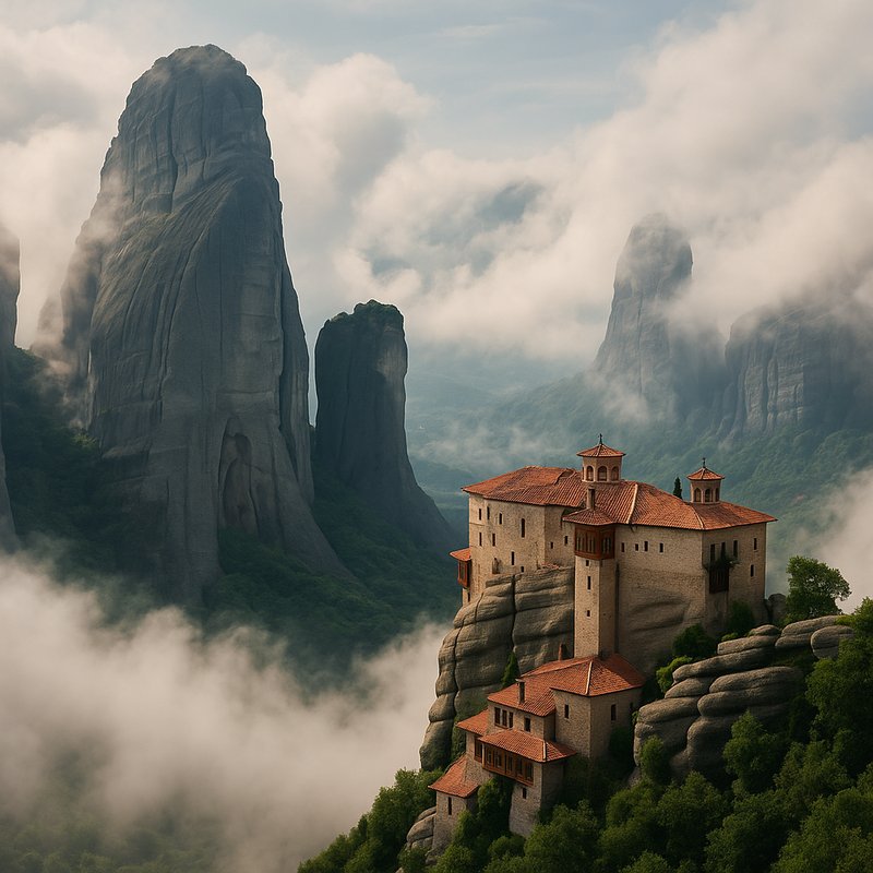 The Monastery in the Clouds: Meteora