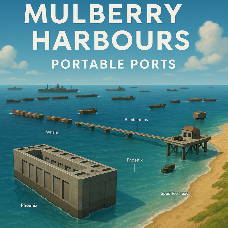 The Mulberry Harbours: Portable Ports