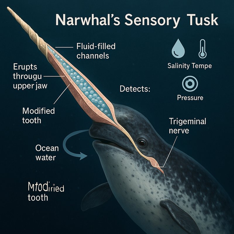 The Narwhal's Sensory Tusk