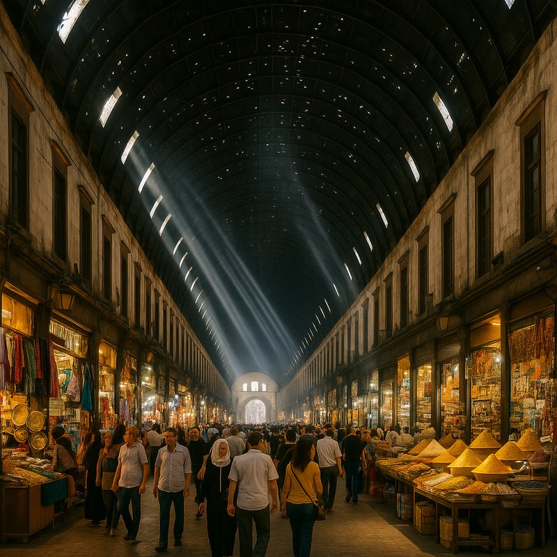 The Oldest Covered Market: Souq Al-Hamidiyah