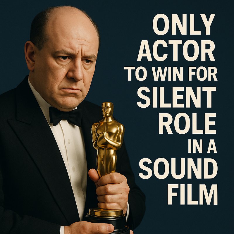 The Only Actor to Win for a Silent Role in a Sound Film
