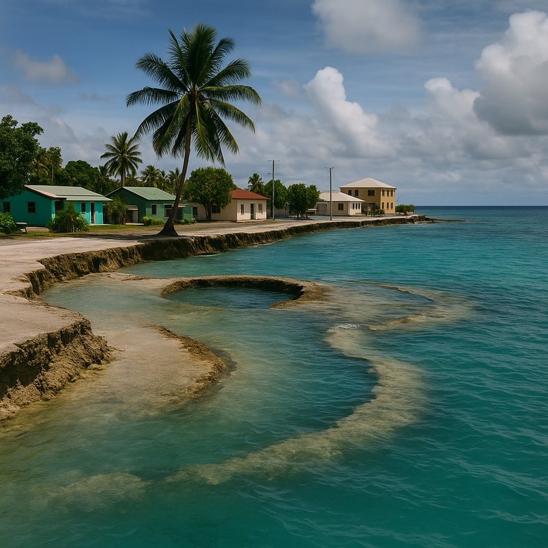 The Only Capital with a Sinking Island: Funafuti