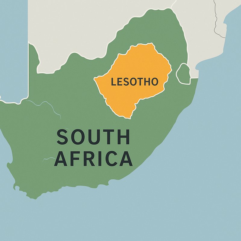 The Only Country Surrounded by One Other Country