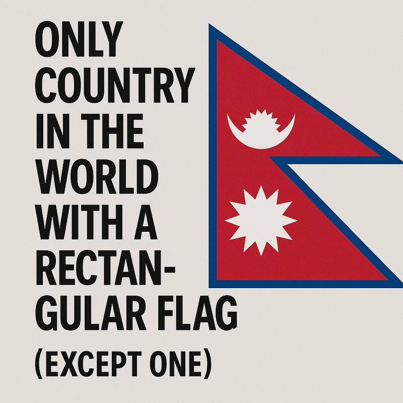 The Only Country in the World with a Rectangular Flag (Except One)