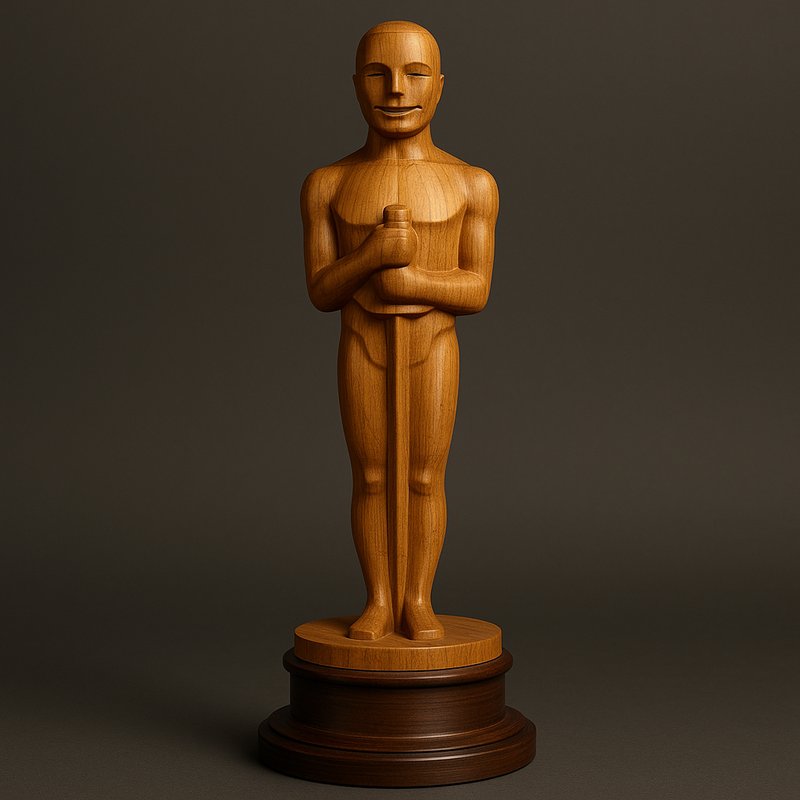 The Only Oscar to be Made of Wood