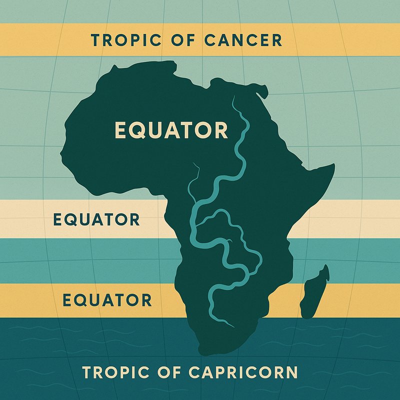 The Only River That Flows Over the Equator and Both Tropics