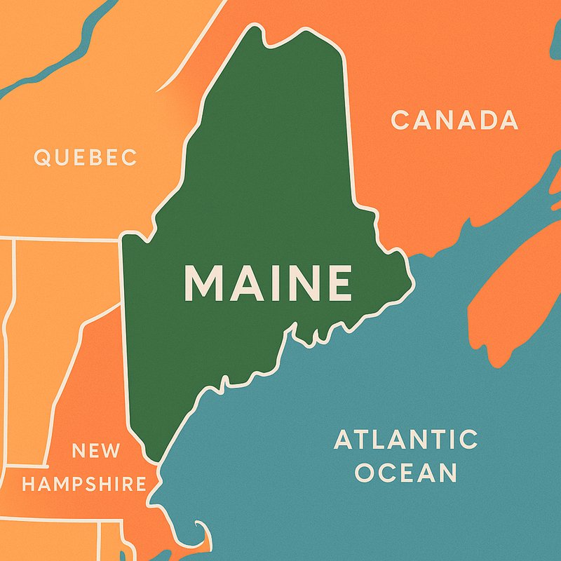 The Only US State That Borders Only One Other State