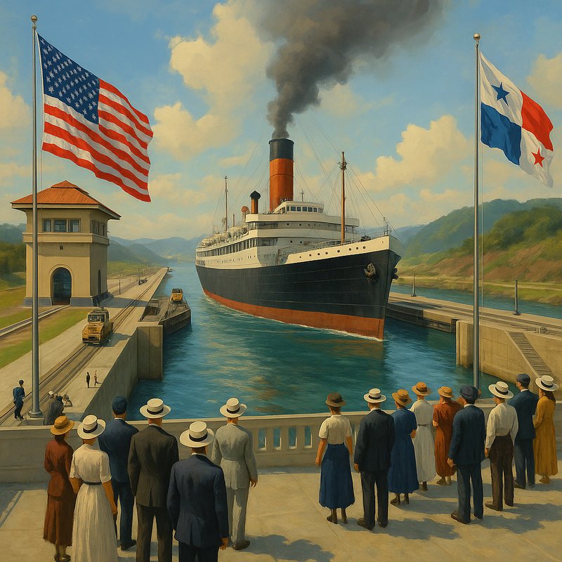The Opening of the Panama Canal