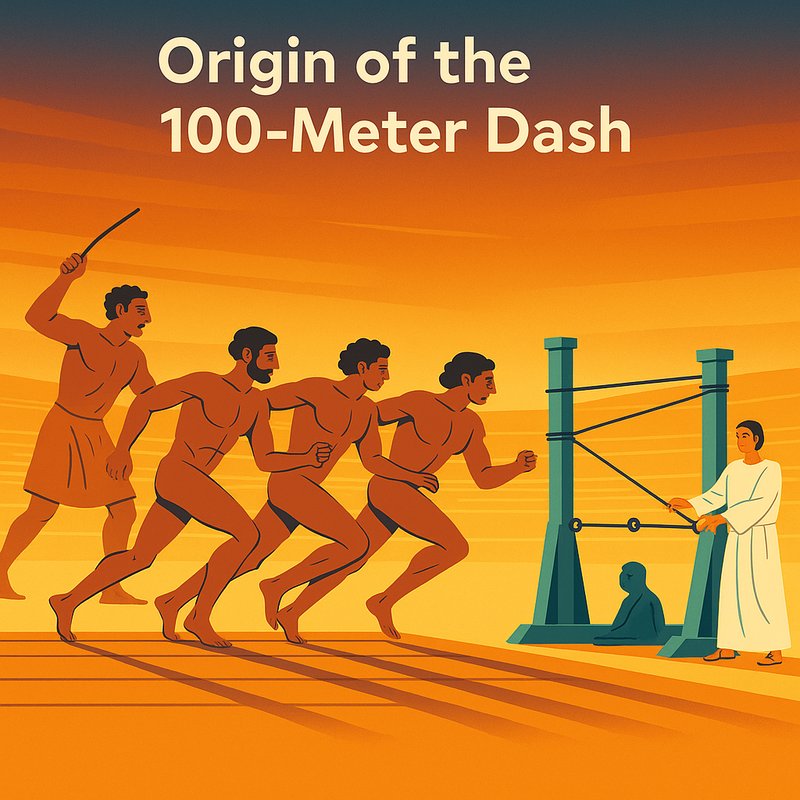 The Origin of the 100-Meter Dash