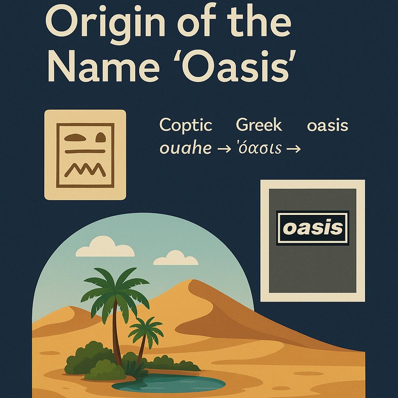 The Origin of the Name 'Oasis'