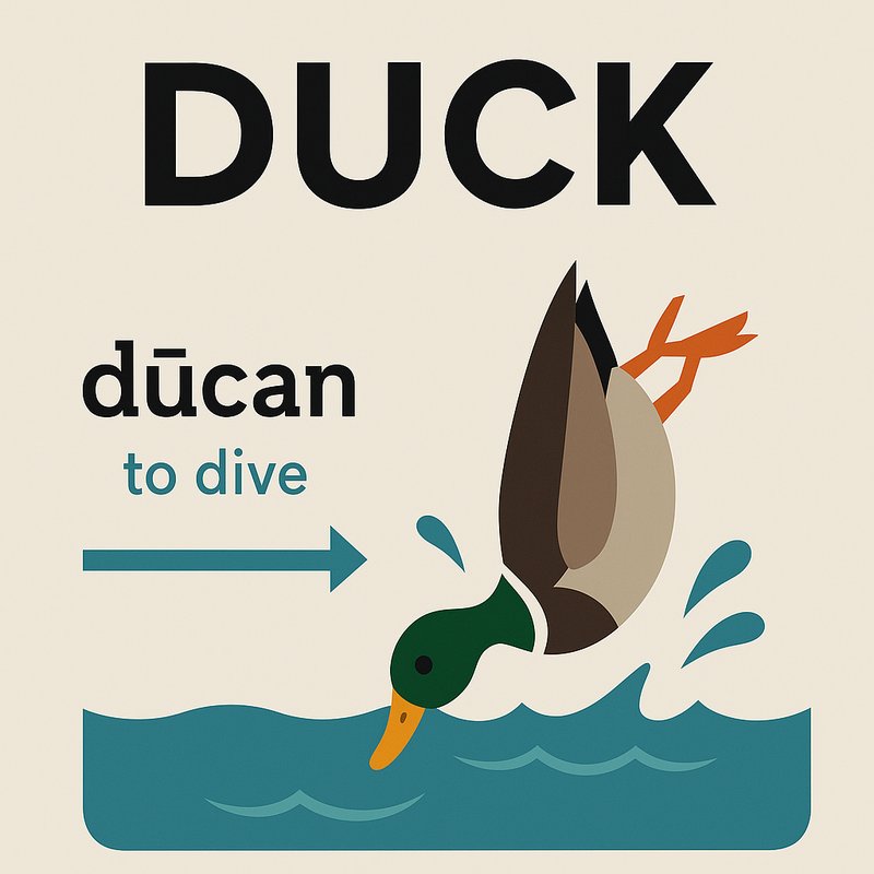 The Origin of the Term 'Duck'