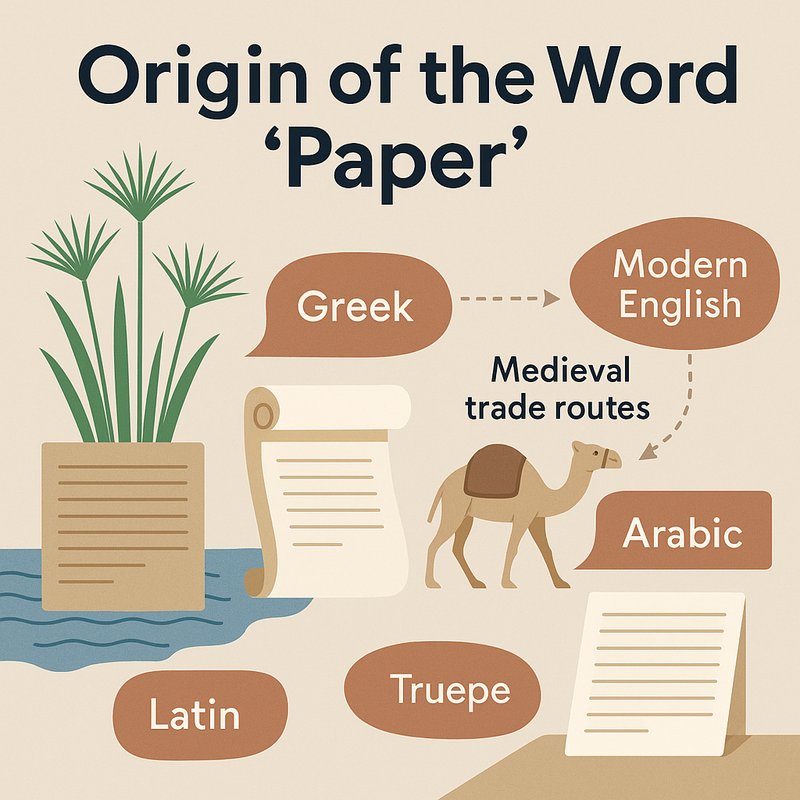 The Origin of the Word 'Paper'