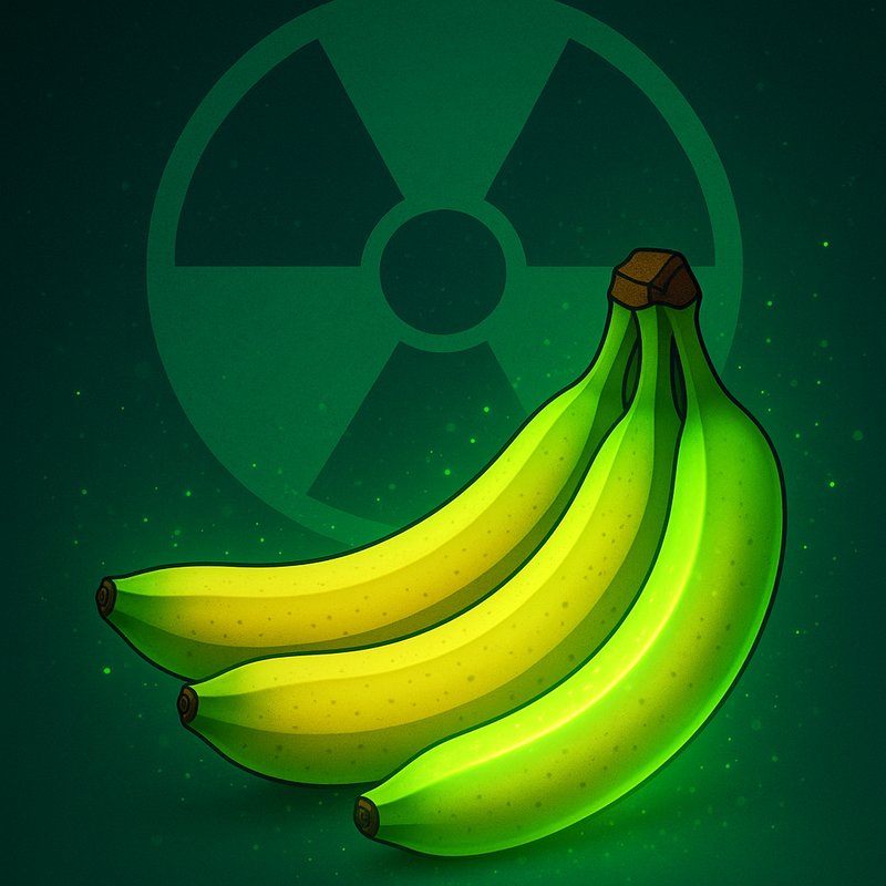 The Radioactive Nature of Bananas