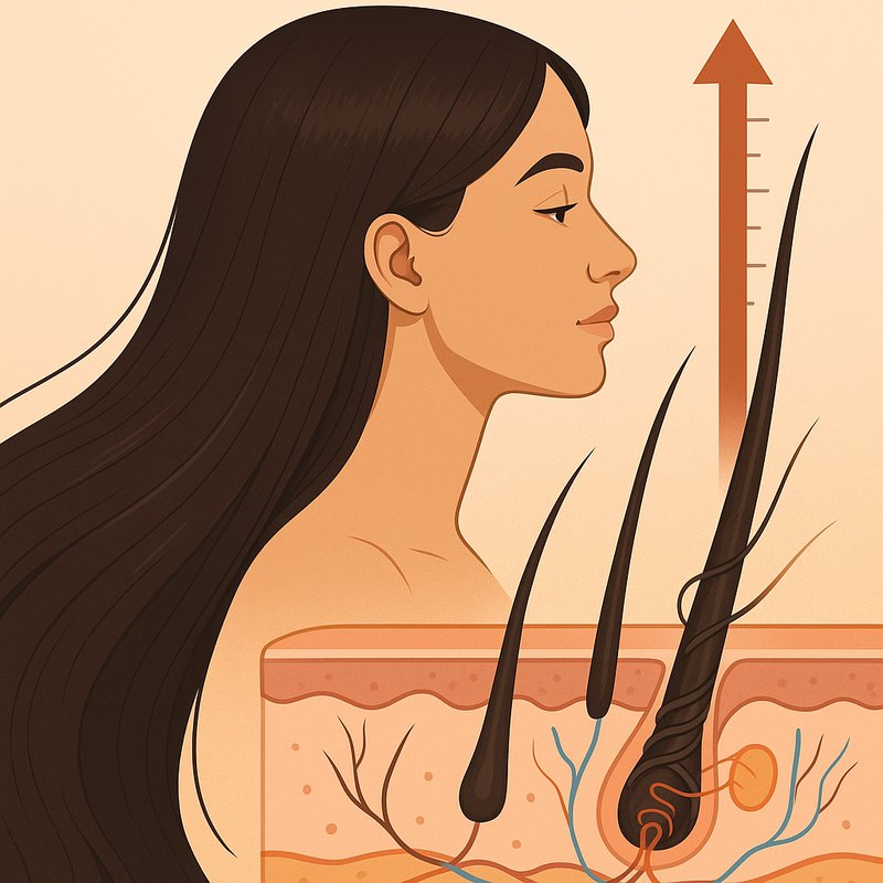 The Rapid Growth of Human Hair