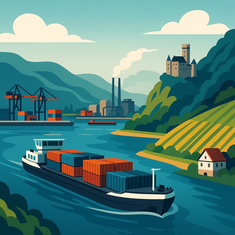 The Rhine: Europe's Industrial Vein