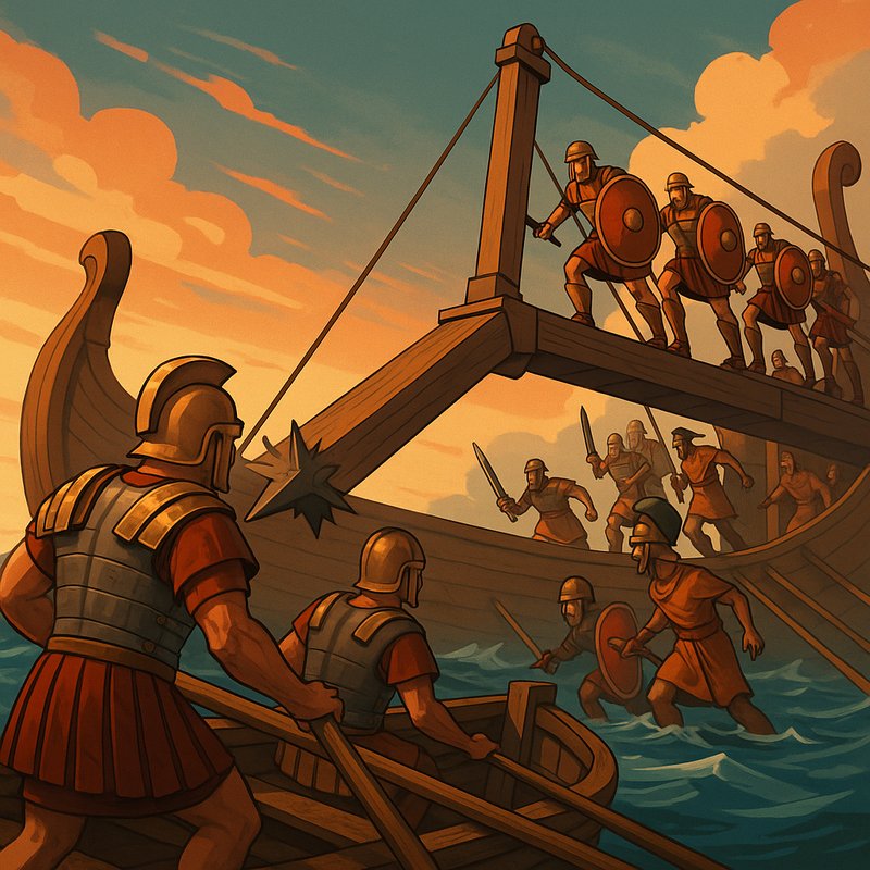 The Roman Corvus: Turning Land Lubbers into Sailors