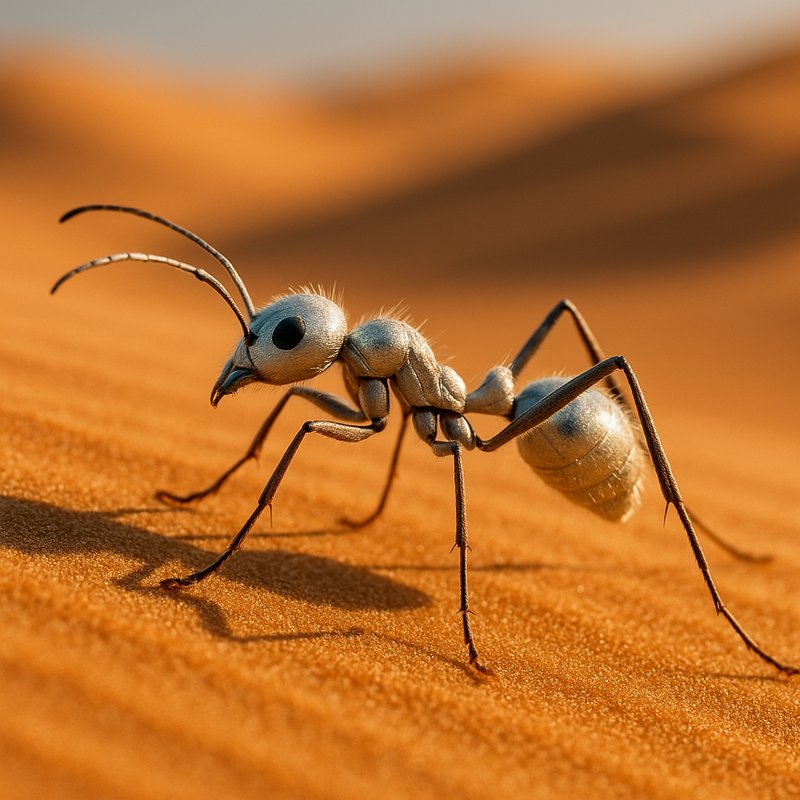 The Sahara's Silver Ant