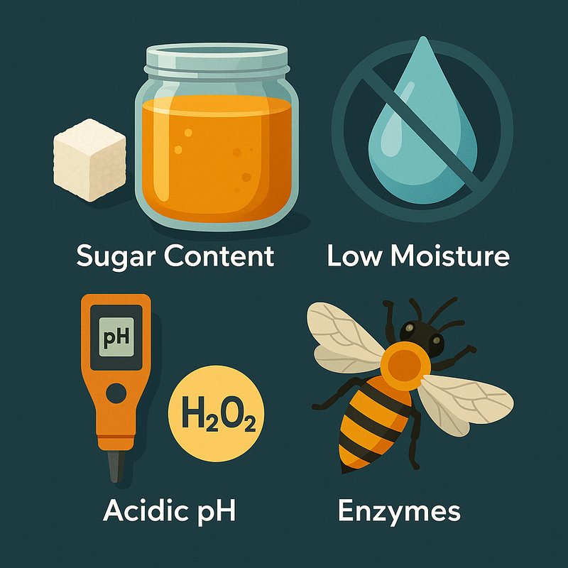 The Secret of Longevity of Honey