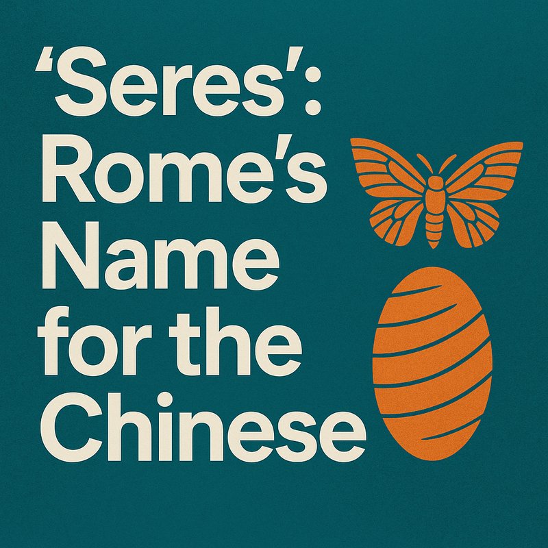The 'Seres': Rome's Name for the Chinese