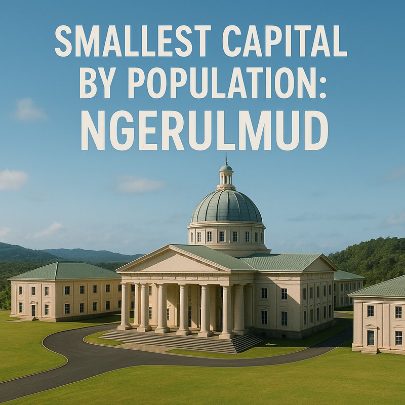 The Smallest Capital by Population: Ngerulmud