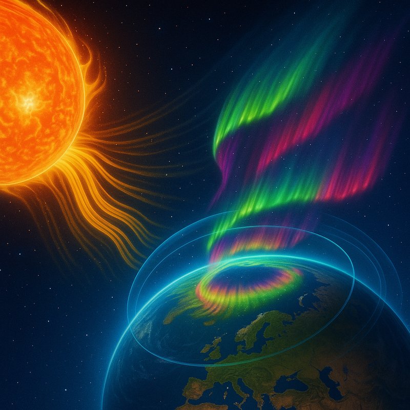 The Solar Wind and the Aurora